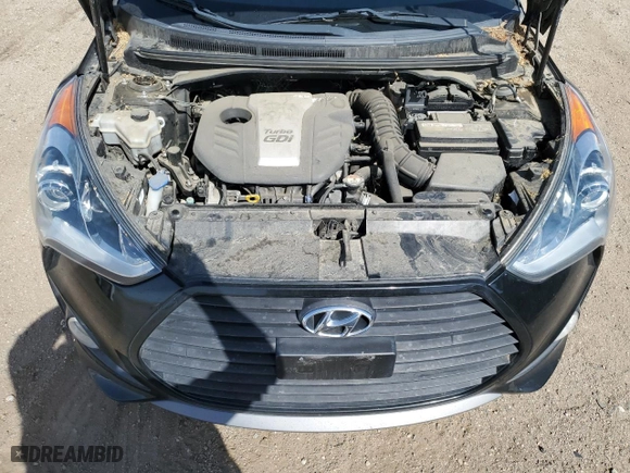 2015 Hyundai Veloster Turbo with VIN KMHTC6AE5FU243513, listed as a Copart auction lot 51278955 with 153,629 mi miles and Clean Title. Bid and sale history available at carsss.com. Image 11.