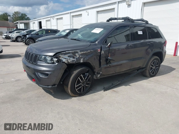 2018 Jeep Grand Cherokee Trailhawk with VIN 1C4RJFLG8JC427345, listed as a IAAI auction lot 41557222 with 49,469 mi miles and . Bid and sale history available at DreamBid. Image 17.