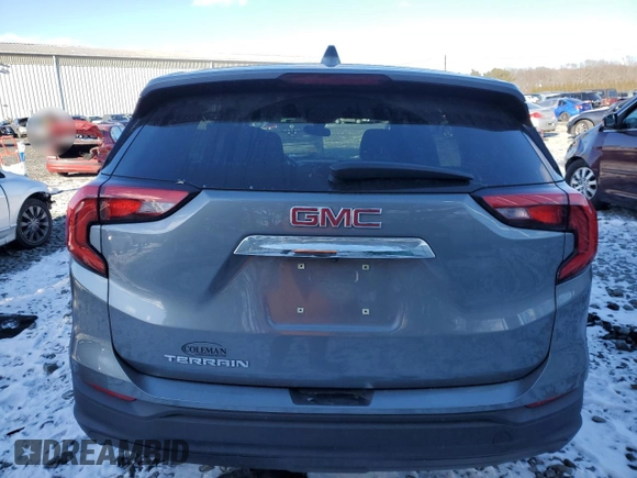 2020 GMC Terrain SLE z VIN 3GKALMEV4LL215707, wystawiony jako Copart lot #41375365 z przebiegiem 39 396 mil mil oraz Szkoda całkowita • Salvage title. Historia ofert i sprzedaży dostępna na DreamBid. Obrazek 6.