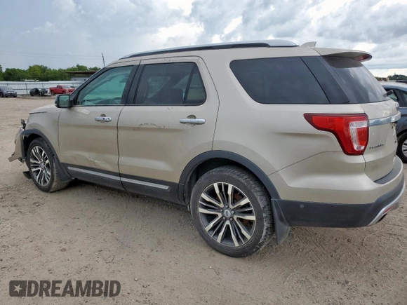 2017 Ford Explorer Platinum с VIN 1FM5K8HT3HGD84688, выставлен на аукционе Copart как лот 57311355 с пробегом 101 599 миль миль и Списание • Salvage title. История ставок и продаж доступна на DreamBid. Изображение 2.