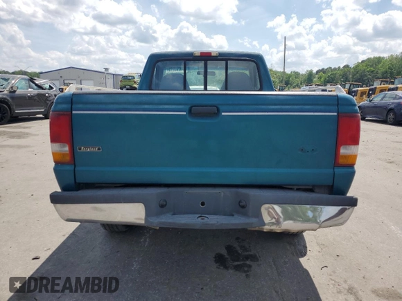 1993 Ford Ranger Splash with VIN 1FTCR10X2PUA80703, listed as a Copart auction lot 54696915 with 63,266 mi miles and Salvage Title. Bid and sale history available at carsss.com. Image 6.