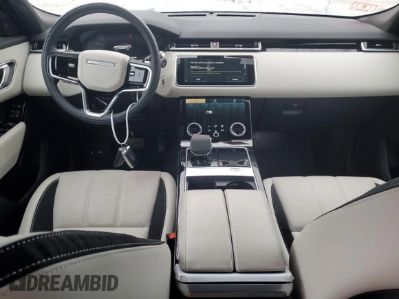2021 Land Rover Range Rover Velar S with VIN SALYJ2EX4MA308007, listed as a Copart auction lot 37669354 with 12,407 mi miles. Bid and sale history available at carsss.com. Image 8.