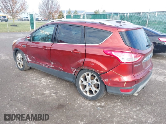 2015 Ford Escape Titanium with VIN 1FMCU9J91FUA26624, listed as a IAAI auction lot 40854175 with 132,313 mi miles. Bid and sale history available at carsss.com. Image 3.