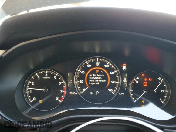 2024 Mazda CX-50 S Select with VIN 7MMVABAM8RN196074, listed as a Copart auction lot 50386815 with 7,836 mi miles and Salvage Title. Bid and sale history available at DreamBid. Image 9.