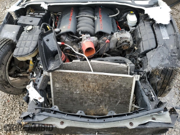 2004 Chevrolet Corvette with VIN 1G1YY22G045100912, listed as a Copart auction lot 47004165 with 0 mi miles and Salvage Title. Bid and sale history available at carsss.com. Image 11.