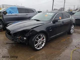 2009 Jaguar XF Premium Luxury with VIN SAJWA06B09HR03703, listed as a Copart auction lot 64831974 with 0 mi miles and Salvage Title. Bid and sale history available at carsss.com. Image 1.