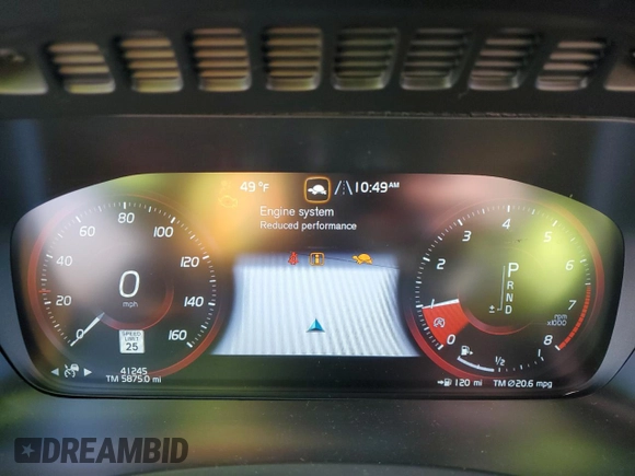 2019 Volvo XC90 Momentum with VIN YV4A22PK2K1487908, listed as a Copart auction lot 40541953 with 41,245 mi miles. Bid and sale history available at carsss.com. Image 9.