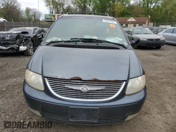 2001 Chrysler Town & Country Limited with VIN 2C8GP64L51R208544, listed as a Copart auction lot 53627495 with 0 mi miles and Salvage Title. Bid and sale history available at carsss.com. Image 5.