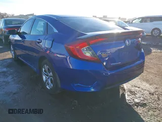 2017 Honda Civic Sedan LX with VIN 19XFC2F64HE010557, listed as a IAAI auction lot 41433110 with 111,418 mi miles. Bid and sale history available at carsss.com. Image 3.