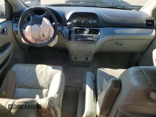 2005 Honda Odyssey EX-L with VIN 5FNRL38635B120859, listed as a Copart auction lot 80729254 with 0 mi miles and Salvage Title. Bid and sale history available at carsss.com. Image 8.