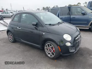 2012 FIAT 500 Sport z VIN 3C3CFFBR8CT182827, wystawiony jako IAAI lot #42489384 z przebiegiem 91 419 mil mil oraz . Historia ofert i sprzedaży dostępna na DreamBid. Obrazek 1.