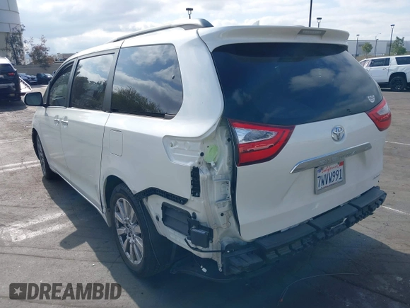 2017 Toyota Sienna XLE Auto Access Seat with VIN 5TDYZ3DC5HS826348, listed as a IAAI auction lot 42083865 with 81,439 mi miles and . Bid and sale history available at DreamBid. Image 3.