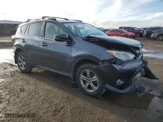 2015 Toyota RAV4 XLE with VIN JTMRFREV3FD171728, listed as a Copart auction lot 51146185 with 72,253 mi miles and Salvage Title. Bid and sale history available at carsss.com. Image 4.