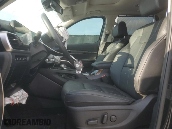 2025 Kia Telluride EX with VIN 5XYP34GC5SG568304, listed as a Copart auction lot 61524815 with 12,491 mi miles and Salvage title. Bid and sale history available at DreamBid. Image 7.