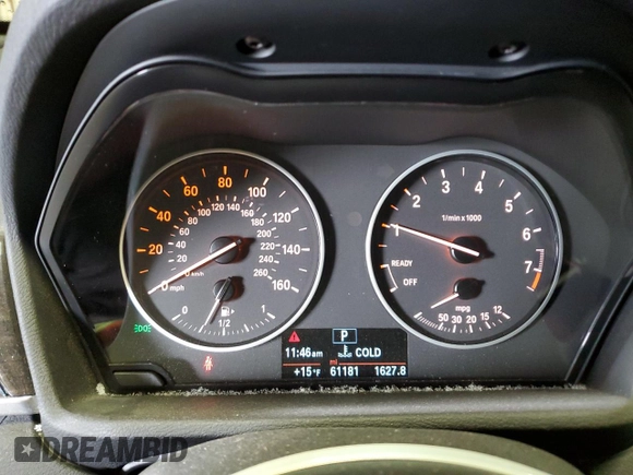 2018 BMW X1 xDrive28i with VIN WBXHT3C35J5K30657, listed as a Copart auction lot 43612815 with 61,181 mi miles and Salvage Title. Bid and sale history available at carsss.com. Image 9.