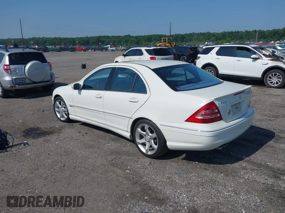 2007 Mercedes-Benz C 230 Sport with VIN WDBRF52H57A932428, listed as a IAAI auction lot 42546347 with 153,505 mi miles and . Bid and sale history available at DreamBid. Image 3.