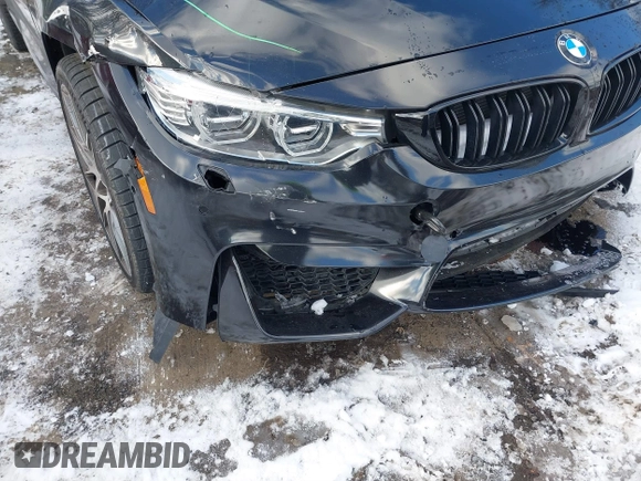 2017 BMW M4 with VIN WBS3R9C51HK709916, listed as a IAAI auction lot 41223578 with 24,225 mi miles. Bid and sale history available at carsss.com. Image 12.