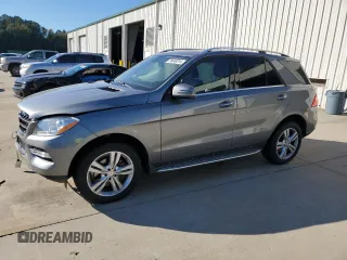2015 Mercedes-Benz M with VIN 4JGDA0EB5FA516345, listed as a Copart auction lot 76840314 with 96,656 mi miles and Salvage Title. Bid and sale history available at carsss.com. Image 1.