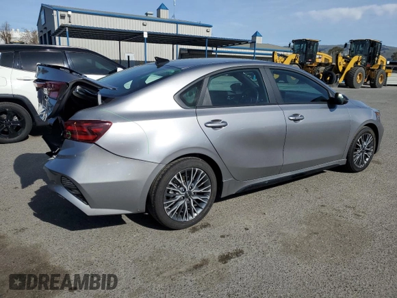 2023 Kia Forte GT-Line with VIN 3KPF54AD8PE568339, listed as a Copart auction lot 46496325 with 17,379 mi miles and Salvage Title. Bid and sale history available at carsss.com. Image 3.