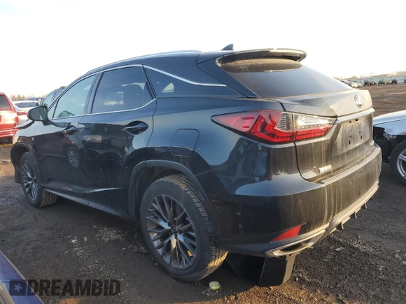 2022 Lexus RX with VIN 2T2SZMDA5NC367154, listed as a Copart auction lot 47421255 with 11,293 mi miles and Salvage Title. Bid and sale history available at carsss.com. Image 2.