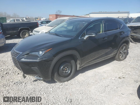 2021 Lexus NX with VIN JTJGARDZ6M2249354, listed as a Copart auction lot 48437525 with 3,292 mi miles and Salvage Title. Bid and sale history available at carsss.com. Image 1.