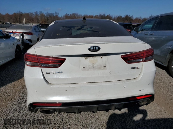 2016 Kia Optima SXL Turbo with VIN 5XXGV4L27GG065442, listed as a Copart auction lot 77587194 with 119,234 mi miles and Salvage Title. Bid and sale history available at carsss.com. Image 6.