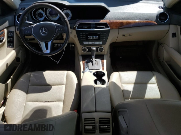 2012 Mercedes-Benz C 300 Sport with VIN WDDGF8BB1CA713617, listed as a Copart auction lot 58546755 with 146,404 mi miles and Salvage title. Bid and sale history available at DreamBid. Image 8.