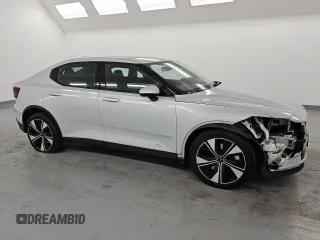 2023 Polestar 2 with VIN YSMED3KA7PL136589, listed as a Copart auction lot 54148225 with 96,851 mi miles and Clean Title. Bid and sale history available at DreamBid. Image 4.