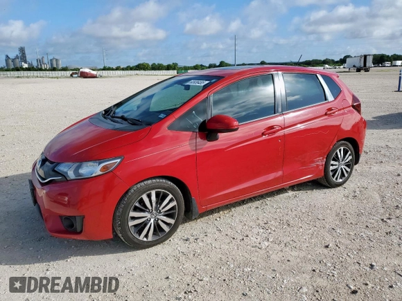 2015 Honda Fit EX-L with VIN 3HGGK5H89FM754196, listed as a Copart auction lot 60936485 with 180,743 mi miles and Salvage title. Bid and sale history available at DreamBid. Image 1.