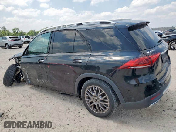 2022 Mercedes-Benz GLE 350 with VIN 4JGFB4JE9NA653509, listed as a Copart auction lot 57334425 with 36,112 mi miles and Salvage title. Bid and sale history available at DreamBid. Image 2.
