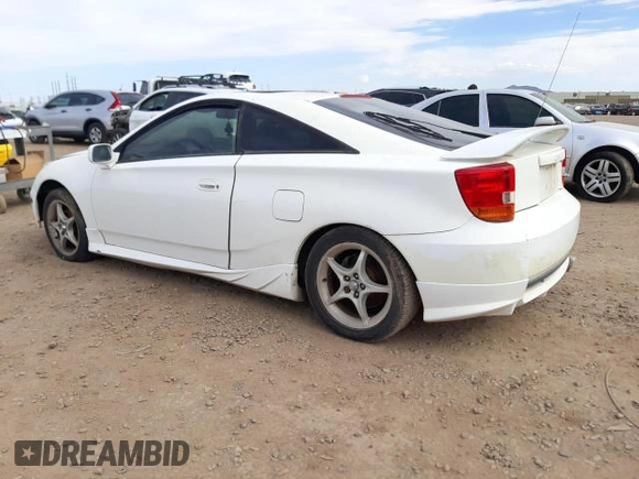 2000 Toyota Celica GTS with VIN JTDDY38T3Y0023164, listed as a Copart auction lot 66688215 with 246,571 mi miles and Clean title. Bid and sale history available at DreamBid. Image 2.
