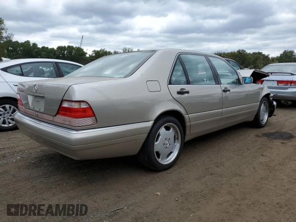 1999 Mercedes-Benz S-Class with VIN WDBGA43G3XA428658, listed as a Copart auction lot 72226714 with 131,441 mi miles and Salvage Title. Bid and sale history available at carsss.com. Image 3.