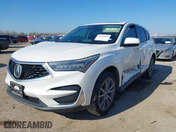 2020 Acura RDX Technology with VIN 5J8TC1H59LL011089, listed as a IAAI auction lot 41246036 with 66,261 mi miles and . Bid and sale history available at DreamBid. Image 17.