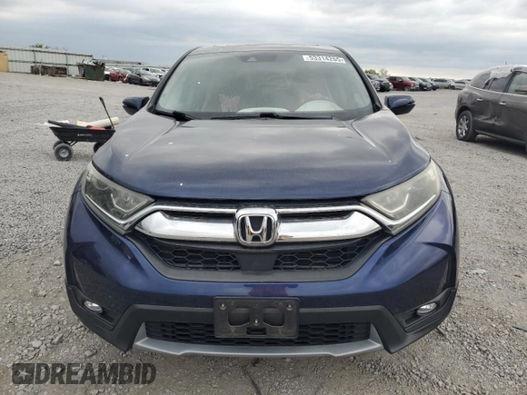 2017 Honda CR-V EX with VIN 5J6RW2H50HL039130, listed as a Copart auction lot 53314265 with Not Provided miles and Salvage Title. Bid and sale history available at carsss.com. Image 5.