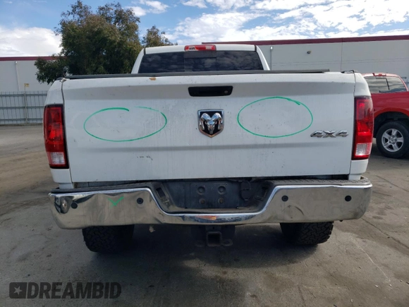 2017 Ram 2500 Big Horn with VIN 3C6UR5ML1HG540254, listed as a Copart auction lot 72232444 with 245,073 mi miles and Salvage title. Bid and sale history available at DreamBid. Image 6.