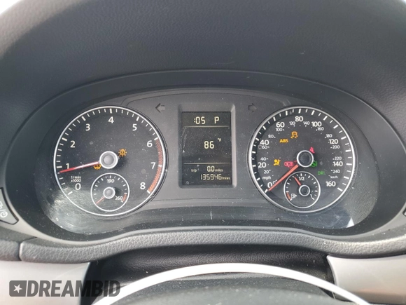 2013 Volkswagen Passat Wolfsburg Edition with VIN 1VWAH7A35DC140531, listed as a Copart auction lot 63441455 with 135,946 mi miles and Salvage title. Bid and sale history available at DreamBid. Image 9.