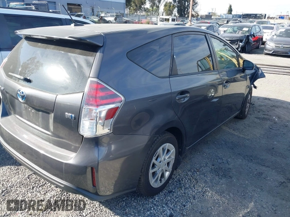 2017 Toyota Prius v Two with VIN JTDZN3EU6HJ057203, listed as a IAAI auction lot 41544512 with 116,663 mi miles. Bid and sale history available at carsss.com. Image 4.