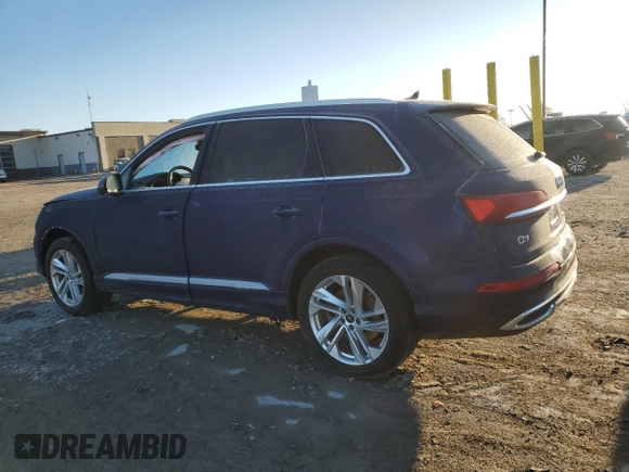 2023 Audi Q7 Premium Plus with VIN WA1LXBF78PD015318, listed as a Copart auction lot 49242945 with 23,027 mi miles and Salvage Title. Bid and sale history available at carsss.com. Image 2.