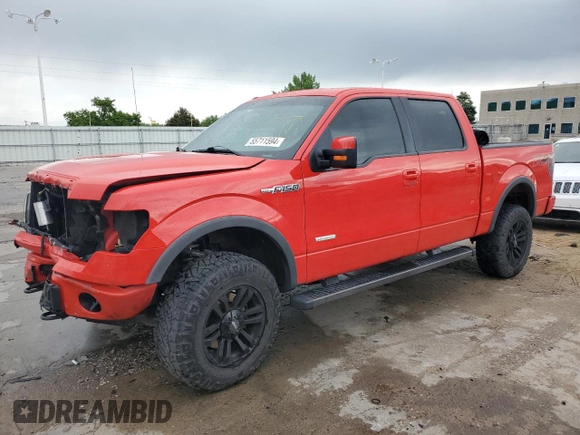 2012 Ford F-150 XL with VIN 1FTFW1ET3CFC78488, listed as a Copart auction lot 55711594 with 93,118 mi miles and Clean Title. Bid and sale history available at carsss.com. Image 1.