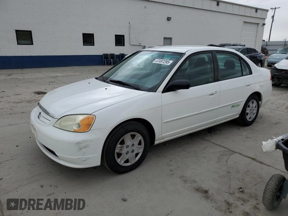 2003 Honda Civic z VIN 1HGEN26503L000381, wystawiony jako Copart lot #47497295 z przebiegiem 103 341 mil mil oraz Szkoda całkowita • Salvage title. Historia ofert i sprzedaży dostępna na DreamBid. Obrazek 1.