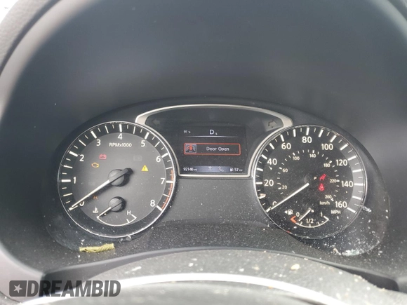 2016 Nissan Altima SL with VIN 1N4BL3AP4GC235447, listed as a Copart auction lot 60591535 with 92,146 mi miles and Salvage title. Bid and sale history available at DreamBid. Image 9.
