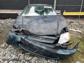 1997 Honda Civic DX with VIN 1HGEJ6223VL057580, listed as a Copart auction lot 74752434 with 239,657 mi miles and Salvage Title. Bid and sale history available at carsss.com. Image 5.