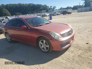2003 Infiniti G35 w/Leather with VIN JNKCV51EX3M315888, listed as a Copart auction lot 76569644 with 181,177 mi miles and Salvage Title. Bid and sale history available at DreamBid. Image 4.