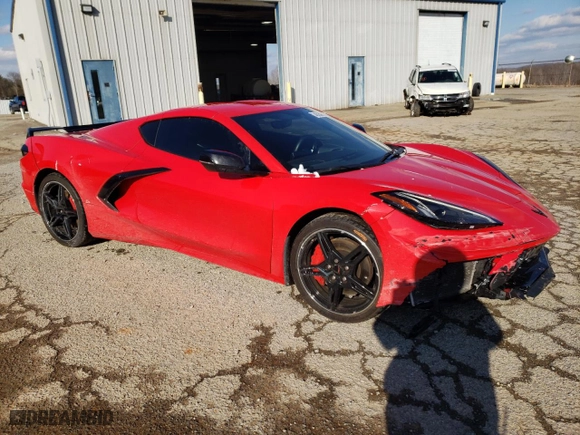 2021 Chevrolet Corvette 2LT with VIN 1G1YB2D45M5114373, listed as a Copart auction lot 45859665 with 40,674 mi miles and Salvage Title. Bid and sale history available at carsss.com. Image 4.