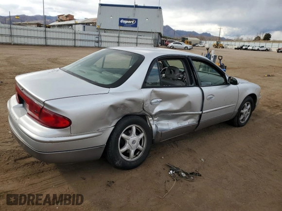 2000 Buick Regal GS with VIN 2G4WF5510Y1324553, listed as a Copart auction lot 47783435 with 0 mi miles and Salvage Title. Bid and sale history available at carsss.com. Image 3.