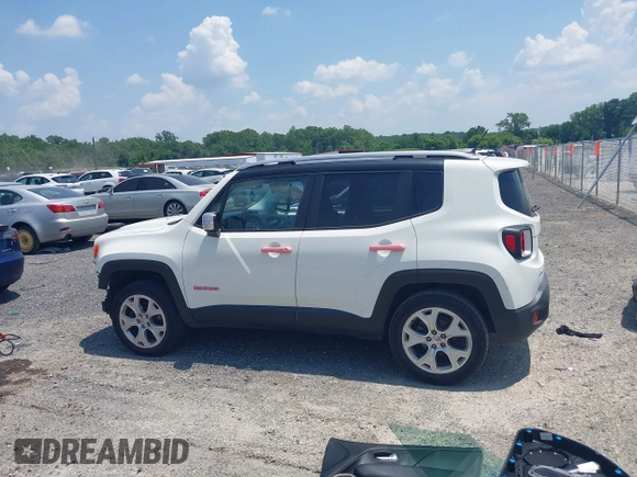 2016 Jeep Renegade Limited with VIN ZACCJBDT0GPD17517, listed as a IAAI auction lot 42563486 with 134,693 mi miles and . Bid and sale history available at DreamBid. Image 14.