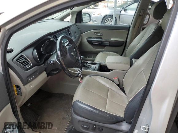2018 Kia Sedona LX with VIN KNDMB5C12J6350371, listed as a Copart auction lot 71575374 with 117,880 mi miles and Salvage Title. Bid and sale history available at carsss.com. Image 7.
