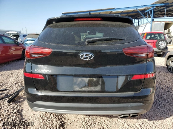 2021 Hyundai Tucson Limited with VIN KM8J33AL9MU325620, listed as a Copart auction lot 43447615 with 61,477 mi miles and Salvage Title. Bid and sale history available at carsss.com. Image 6.