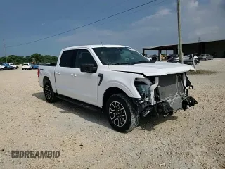 2023 Ford F-150 XL with VIN 1FTEW1CP9PKD19429, listed as a Copart auction lot 58021125 with 13,678 mi miles and Salvage title. Bid and sale history available at DreamBid. Image 14.