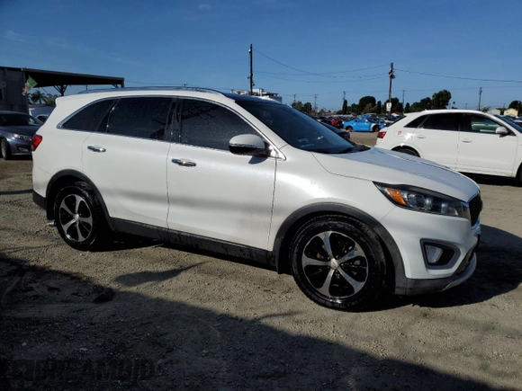2017 Kia Sorento EX V6 with VIN 5XYPH4A53HG254638, listed as a Copart auction lot 49313285 with 72,309 mi miles and Salvage Title. Bid and sale history available at carsss.com. Image 4.